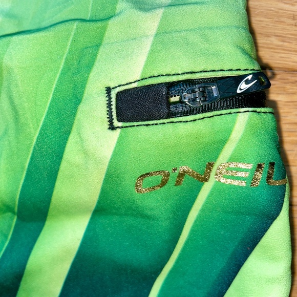 Women’s Hyperfreak by O’Neill Green Surf Board Shorts - Picture 7 of 8